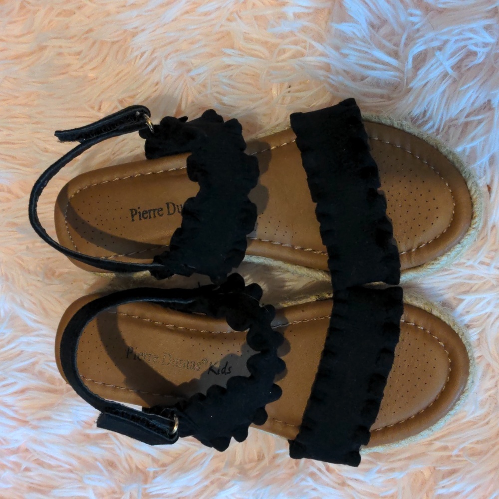 Pierre Dumas Sandals, Size 13, Black